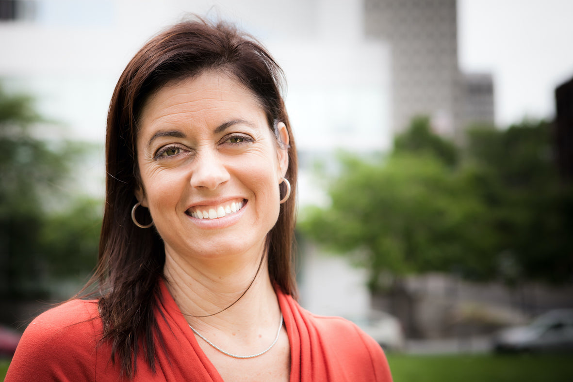 midel aged woman with good skin